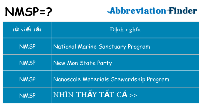 nmsp hiện những gì đứng cho