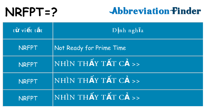 nrfpt hiện những gì đứng cho