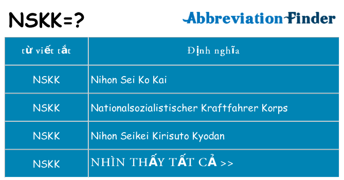 nskk hiện những gì đứng cho