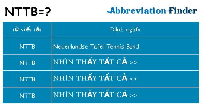 nttb hiện những gì đứng cho