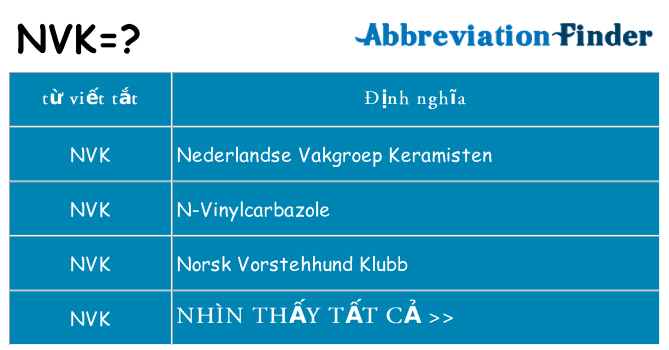 nvk hiện những gì đứng cho