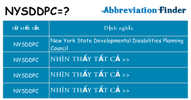 nysddpc hiện những gì đứng cho