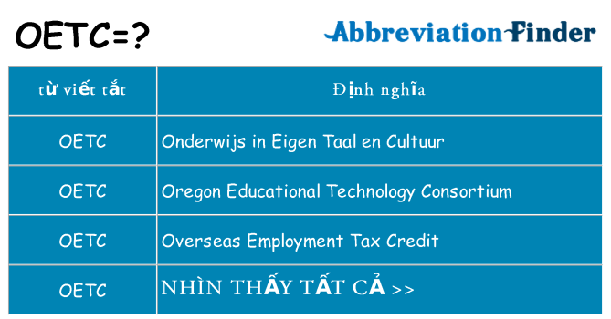 oetc hiện những gì đứng cho
