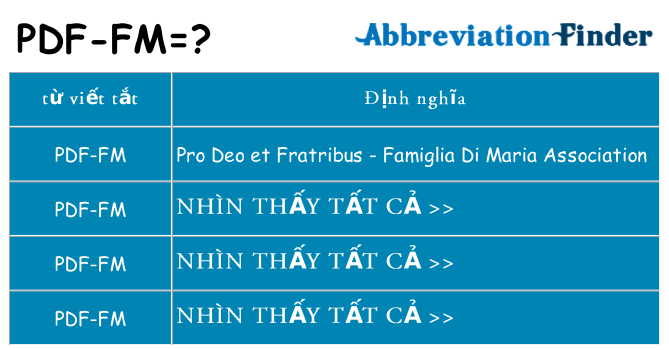 pdf-fm hiện những gì đứng cho