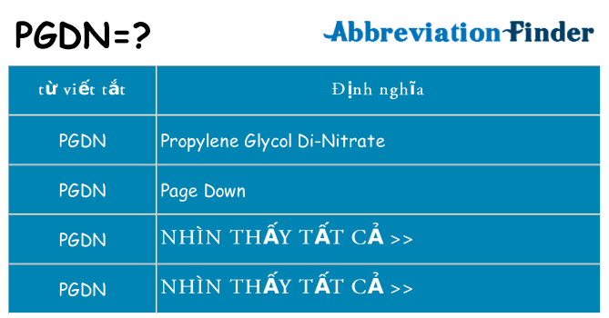 pgdn hiện những gì đứng cho