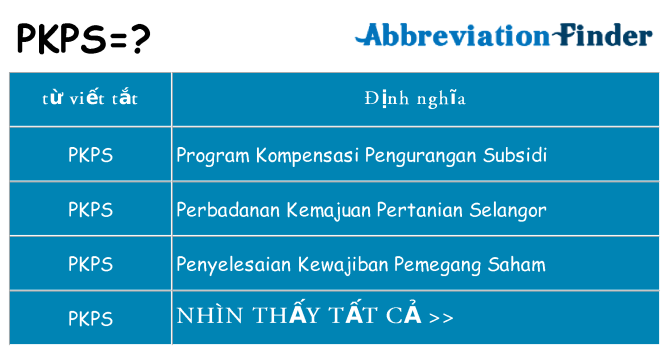 pkps hiện những gì đứng cho