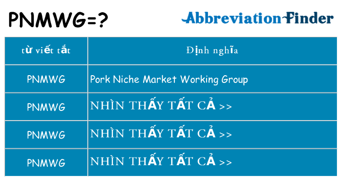 pnmwg hiện những gì đứng cho