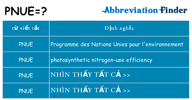 pnue hiện những gì đứng cho