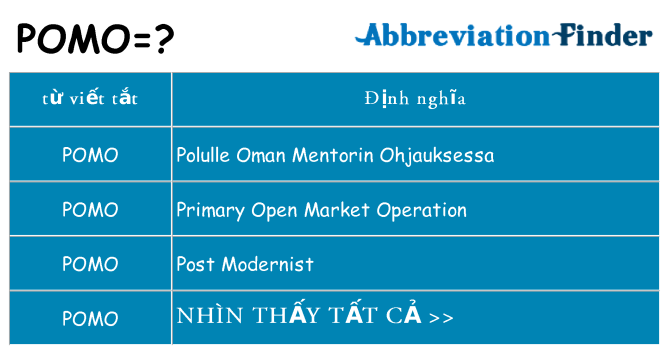 pomo hiện những gì đứng cho