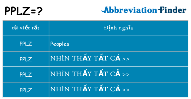 pplz hiện những gì đứng cho