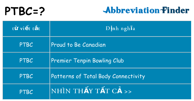 ptbc hiện những gì đứng cho