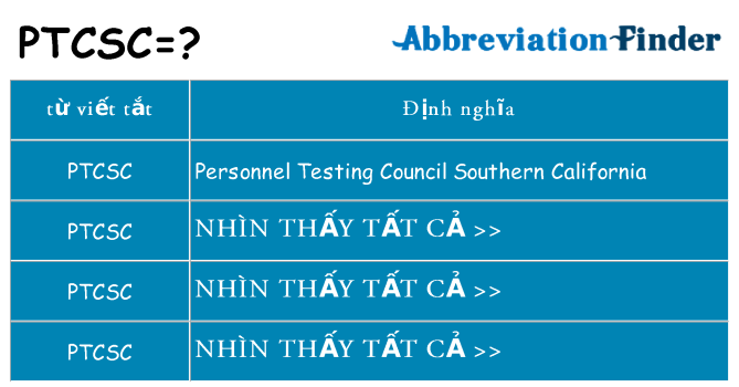 ptcsc hiện những gì đứng cho