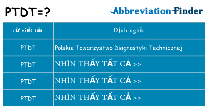 ptdt hiện những gì đứng cho