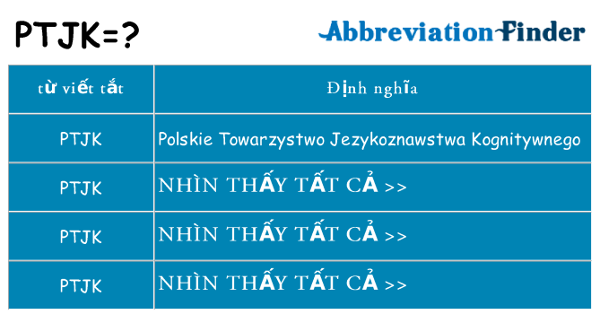 ptjk hiện những gì đứng cho