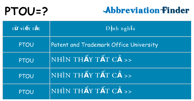 ptou hiện những gì đứng cho