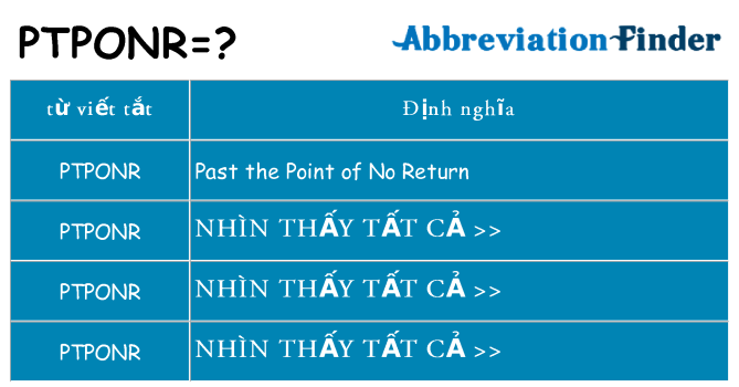 ptponr hiện những gì đứng cho