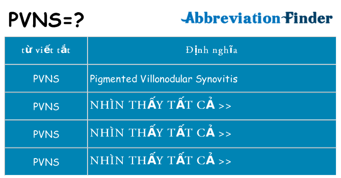 pvns hiện những gì đứng cho
