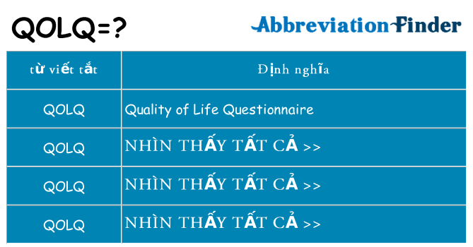 qolq hiện những gì đứng cho