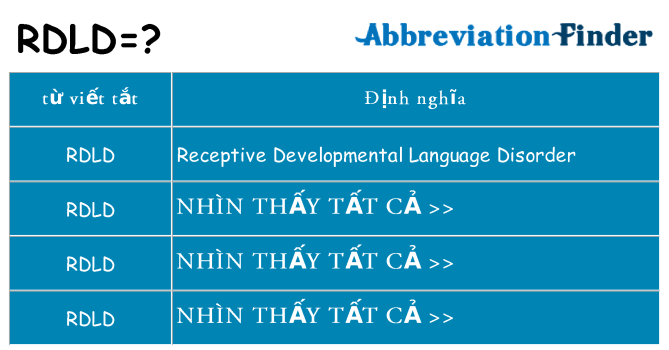 rdld hiện những gì đứng cho