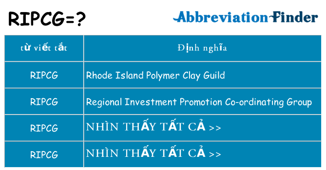 ripcg hiện những gì đứng cho