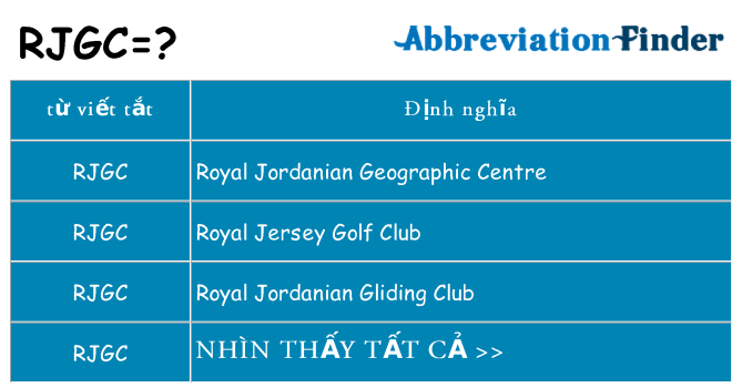 rjgc hiện những gì đứng cho