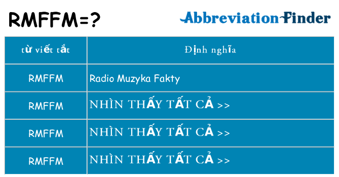 rmffm hiện những gì đứng cho