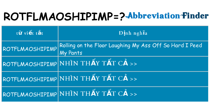 rotflmaoshipimp hiện những gì đứng cho