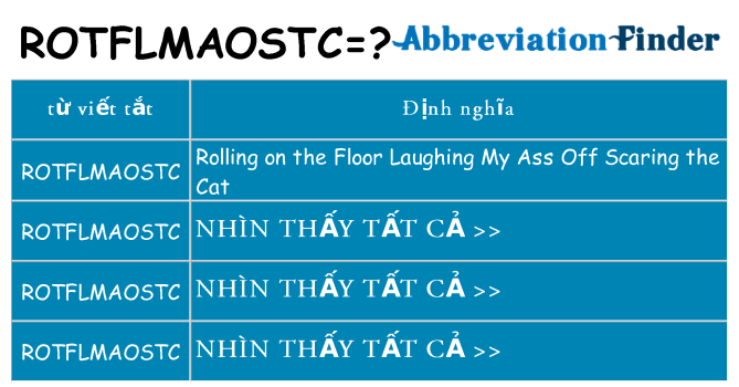rotflmaostc hiện những gì đứng cho