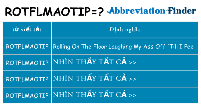 rotflmaotip hiện những gì đứng cho