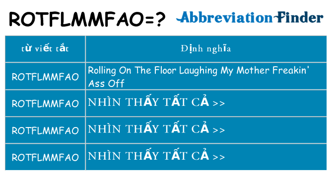 rotflmmfao hiện những gì đứng cho
