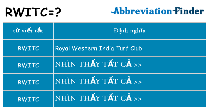 rwitc hiện những gì đứng cho