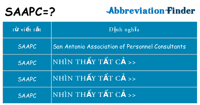 saapc hiện những gì đứng cho