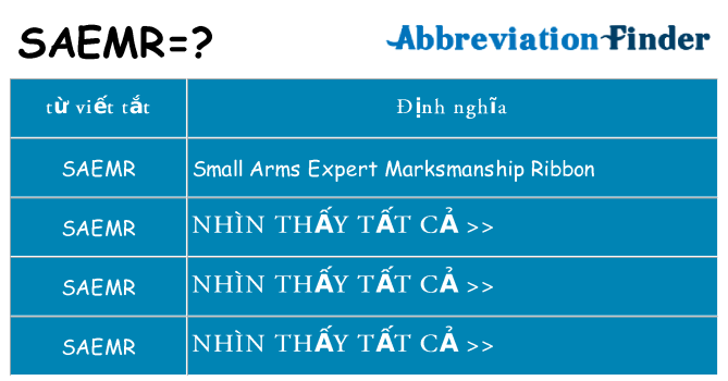 saemr hiện những gì đứng cho
