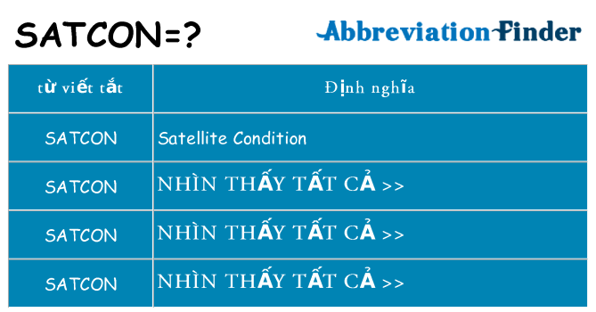 satcon hiện những gì đứng cho