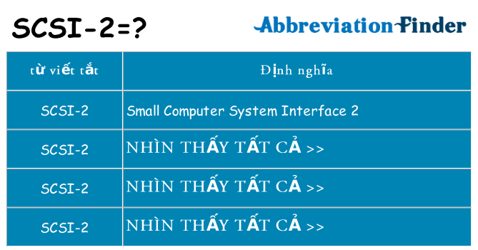 scsi-2 hiện những gì đứng cho