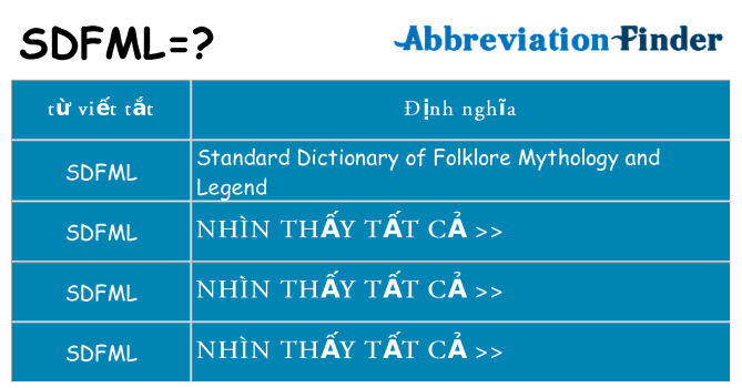 sdfml hiện những gì đứng cho