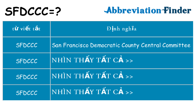 sfdccc hiện những gì đứng cho