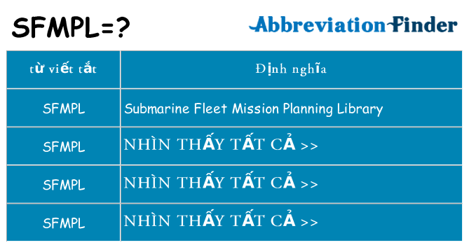 sfmpl hiện những gì đứng cho