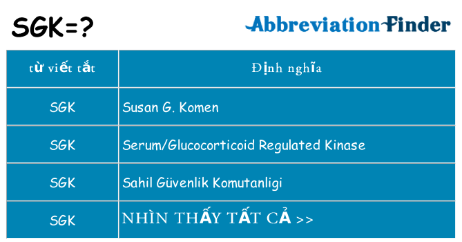 sgk hiện những gì đứng cho