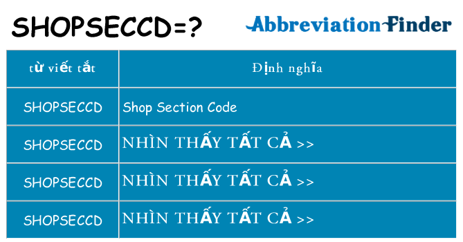 shopseccd hiện những gì đứng cho