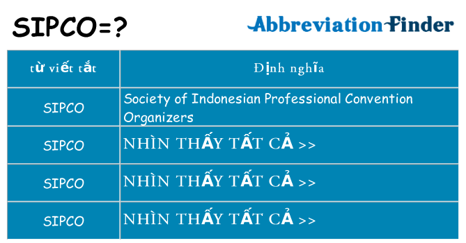 sipco hiện những gì đứng cho
