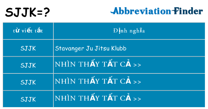 sjjk hiện những gì đứng cho
