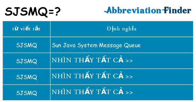 sjsmq hiện những gì đứng cho