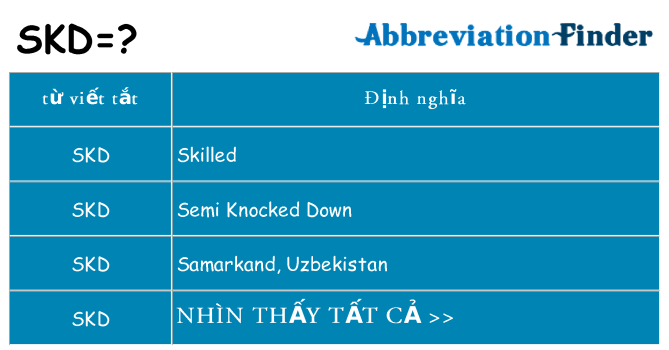 skd hiện những gì đứng cho
