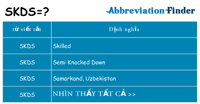 skds hiện những gì đứng cho