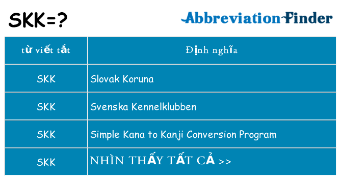 skk hiện những gì đứng cho