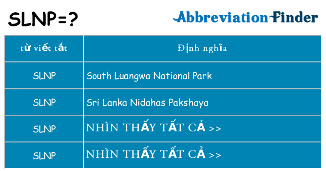 slnp hiện những gì đứng cho