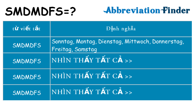 smdmdfs hiện những gì đứng cho