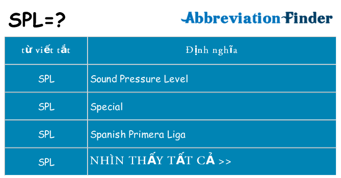 spl hiện những gì đứng cho