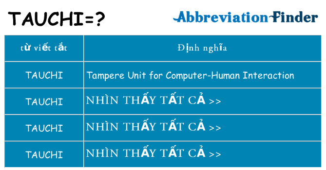 tauchi hiện những gì đứng cho